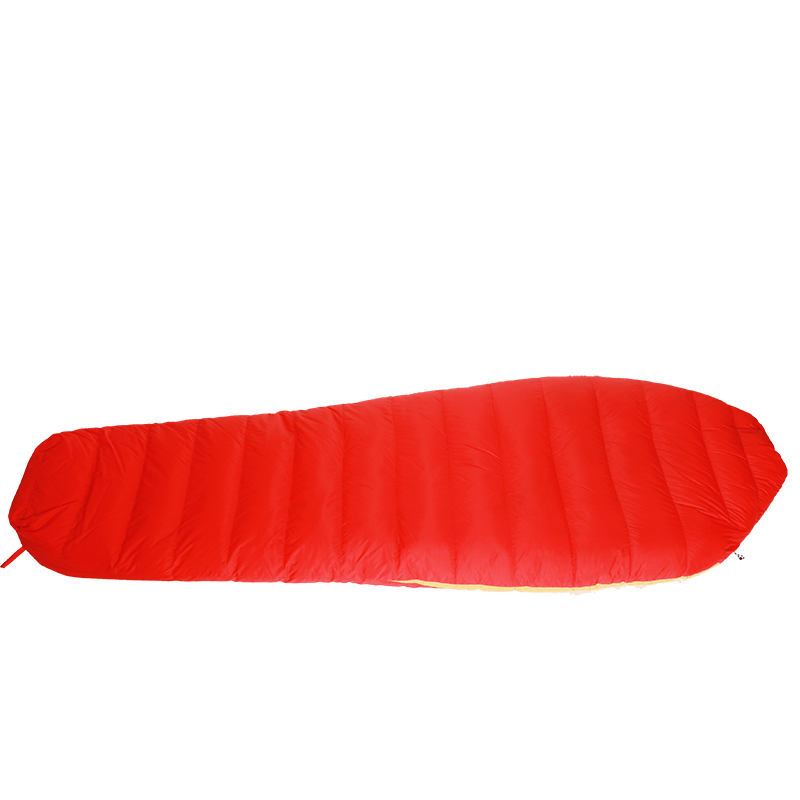 Camping outdoor Nylon fabric duck down sleeping bag